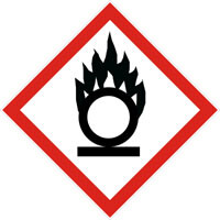 GHS03 Gefahrenkennzeichen " Oxidierende Stoffe"