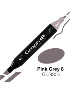 GRAPH'IT Marker mit Rund- / Keilspitze Alkohol-basiert, Farbe: Pink Grey 6 (9306)