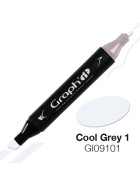 GRAPH'IT Marker mit Rund- / Keilspitze Alkohol-basiert, Farbe: Cool Grey 1 (9101)