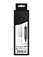 GRAPH'IT Marker mit Rund- / Keilspitze Alkohol-basiert, 3er Set  - Neutral Grey