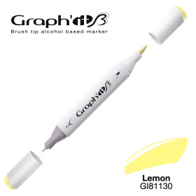 GRAPH'IT Marker Brush & Extra Fine - Lemon (1130)