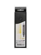 GRAPH'IT Marker mit Rund- / Keilspitze Alkohol-basiert, 3er Set - Sunny