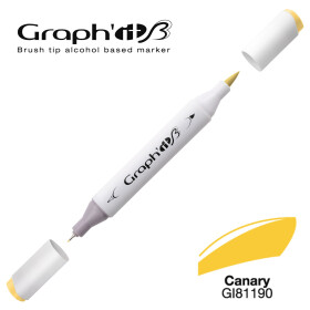 GRAPH'IT Marker Brush & Extra Fine - Canary (1190)
