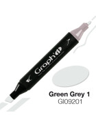 GRAPH'IT Marker mit Rund- / Keilspitze Alkohol-basiert, Farbe: Green Grey 1 (9201)