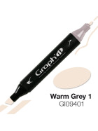 GRAPH'IT Marker mit Rund- / Keilspitze Alkohol-basiert, Farbe: Warm Grey 1 (9401)