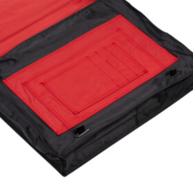 Tasche für Zeichenplatte A4 schwarz/rot