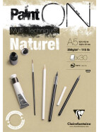 Zeichenblock Multitechnik Paint'On Naturel raue Oberfläche A5-30Bl 250g