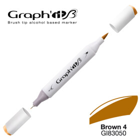 GRAPH'IT Marker Brush & Extra Fine - Basic Brown 4 (3050)
