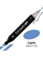 GRAPH'IT Marker mit Rund- / Keilspitze Alkohol-basiert, Farbe: Lapis (7170)