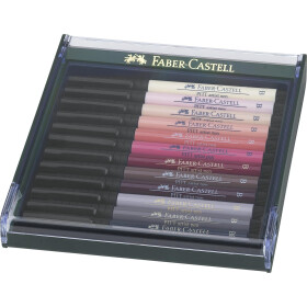Tuschestift PITT® Artist Pen B Hauttöne - 12er Kassette