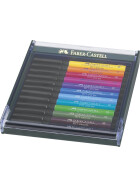 Tuschestift PITT Artist Pen B Grundfarben - 12er Kassette