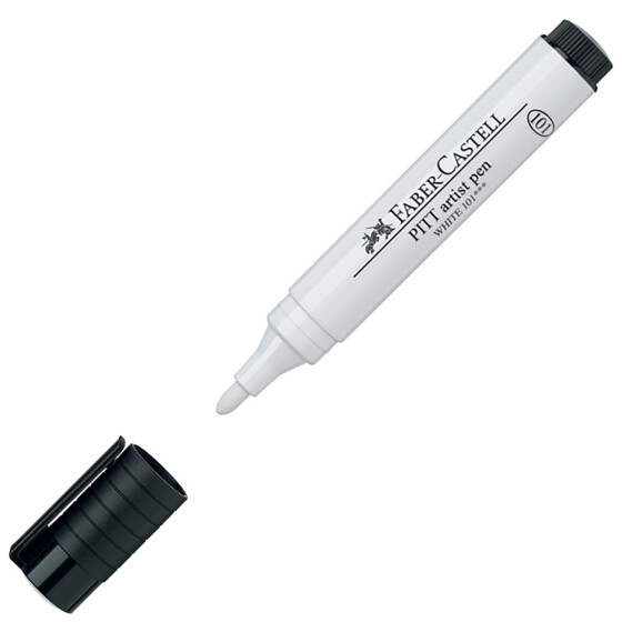 Tuschestift PITT® Artist Pen Big Brush Farbe 101 - weiß