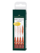 Tuschestift PITT® Artist Pen 4er Set Farbe 188 - rötel