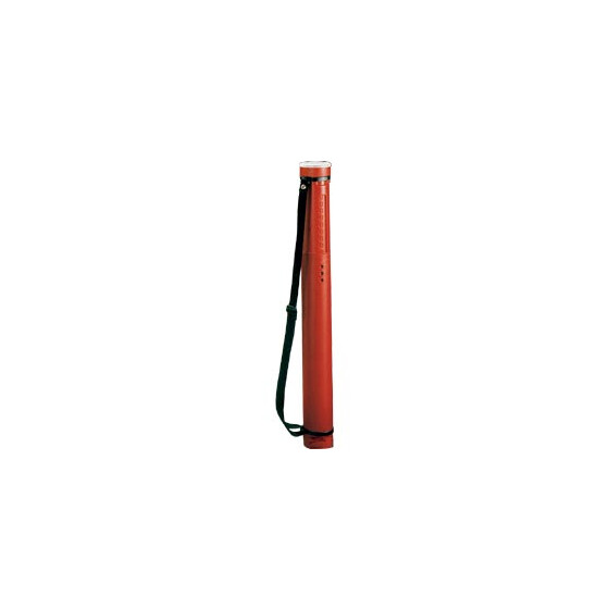 Zeichenrollen-Köcher rot PE Durchmesser: 8cm, Länge bis 1,00 Meter