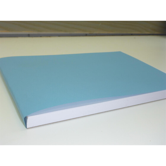 Blauer Skizzenblock A4 - 50 Blatt, 190g/qm