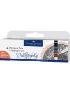Tuschestift PITT® Artist Pen Calligraphie 4er Etui Essential