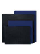 Aquarellbuch 160g/qm, 35%Hadern, 96 Seiten 17 x 11,5 cm quer, blau