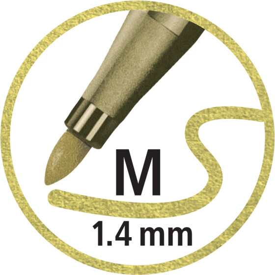 STABILO Pen 68 metallic 6er Kunststoffetui