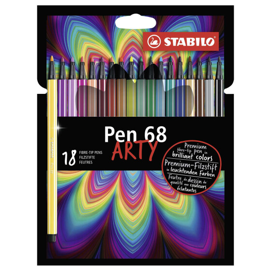 STABILO Pen 68 18er Kartonetui ARTY
