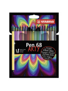 STABILO Pen 68 18er Kartonetui "ARTY"