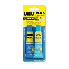 UHU 2-Komponenten-Klebstoff plus schnellfest, 35g in Tube