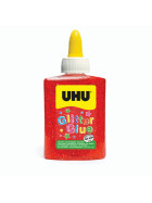 UHU Glitter Glue 90g Flasche - rot