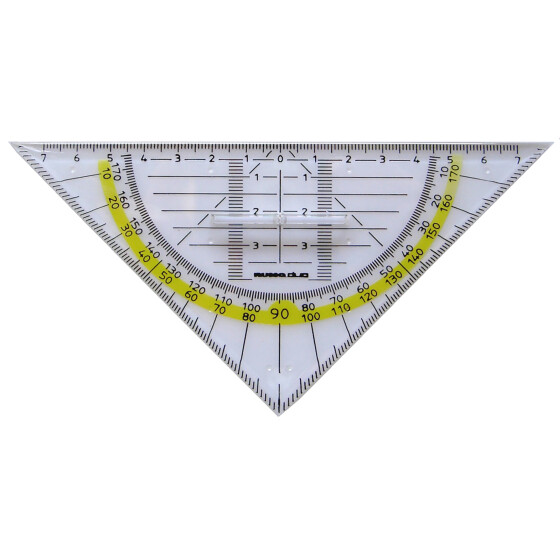 DUO-Geometrie-Dreieck 160mm Kunststoff,