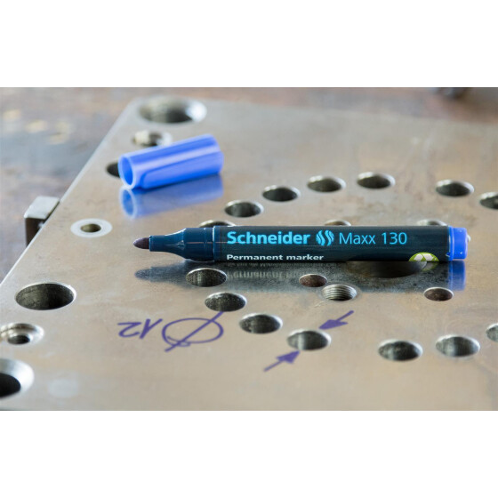 SCHNEIDER Maxx 130 Permanent-Marker Rundspitze 1-3mm - blau