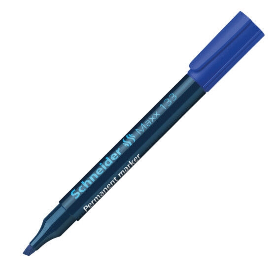 SCHNEIDER Maxx 133 Permanent-Marker Keilspitze 1-4mm - blau