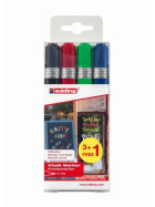 Kreidemarker e-4095 Rundspitze 2-3mm BTS-Promo - (3+1)