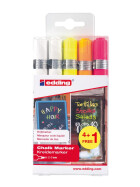 Kreidemarker e-4095 Rundspitze 2-3mm BTS-Promo - (4+1)