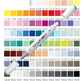 GRAPHIT brush marker - 120 Farben