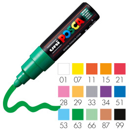 Marker POSCA PC-7M breit Rundspitze 4,5-5,5 mm - alle Farben