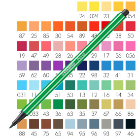 Filzstift Pen 68 - alle Farben