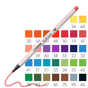 Pinselstift Pen 68 brush - alle Farben