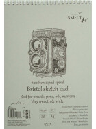 Spiralblock Authentic Bristol extra weiß, DINA3, 50 Blatt, 185 g/qm