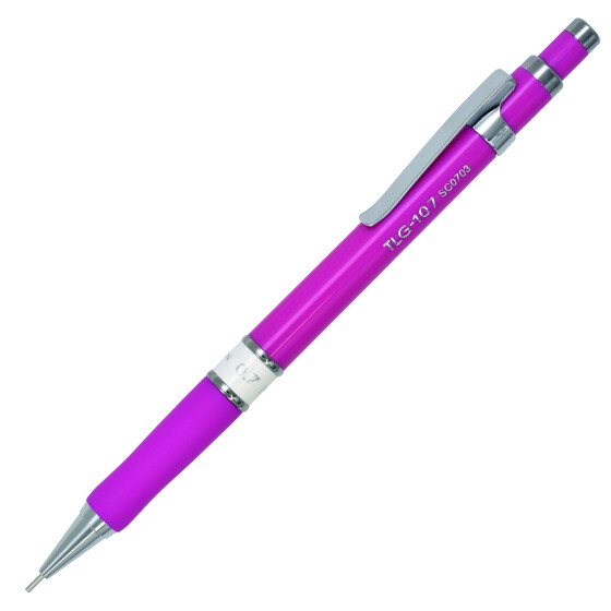 Druckbleistift TLG-107 0,7mm - Schaftfarbe neonpink