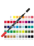 GRAPHO Twin Tip Water Base Marker - 30 Farben