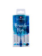 Ecoline Brushpen 5er Set Blau