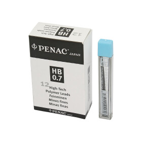 Feinminen 0,7 mm, 12er Minendose - HB