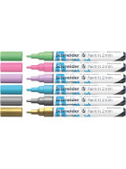 Acrylmarker Paint-It 310 2mm - 6er Set Metallic- / Pastellfarben