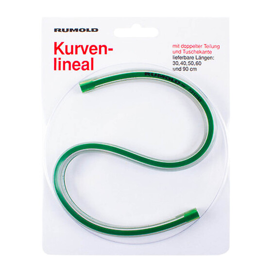 Kurvenlineal 30 cm, MIT Teilung